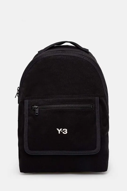 Y-3 backpack CL Backpack black color with a print IY4063