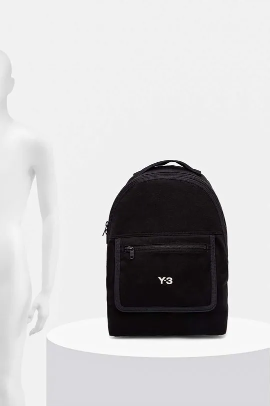 Y-3 backpack CL Backpack black color with a print IY4063