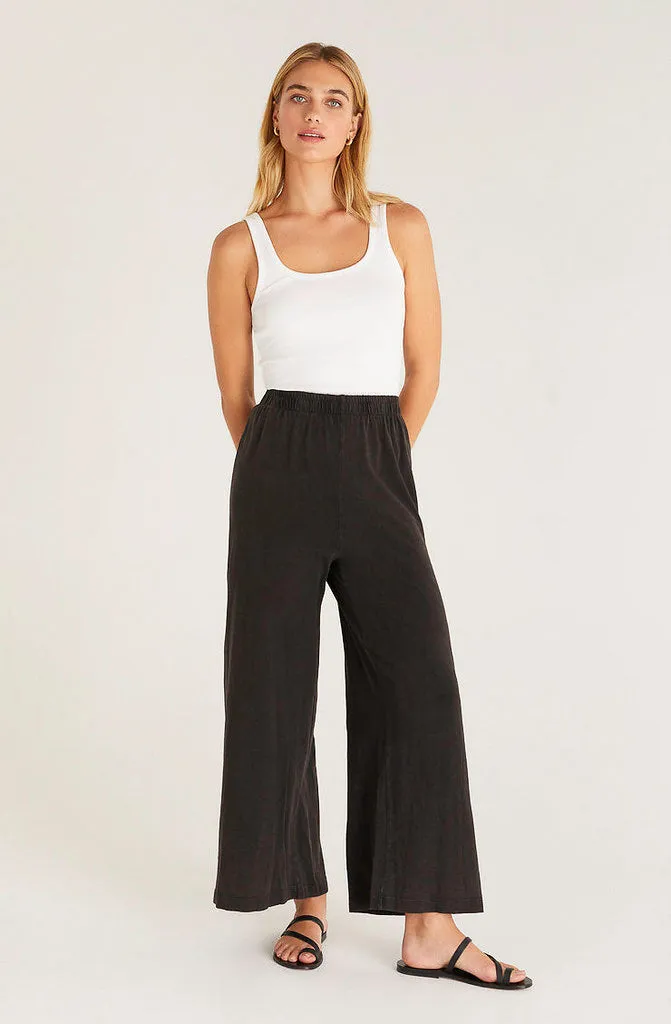 Z SUPPLY SCOUT JERSEY CROP FLARE PANT