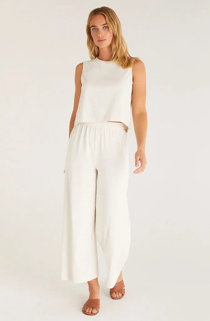 Z SUPPLY SCOUT JERSEY CROP FLARE PANT